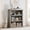 Grey, variant on 3/5-Tier Bookshelves and Bookcases Farmhouse Book Shelf with Storage Open Display Bookshelves 40/67.4" Tall Book Case Floor Standing Home Decor Furniture for Home Office Living Room Bed Room
