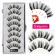 thumbnail image 1 of MB Aniversario 5 Pestañas magnéticas con pinzas Natural Wispy Faux Cils magnetique Mink Lashes Professional Eye Lashes Set Tan Jianjun unisex, 1 of 2