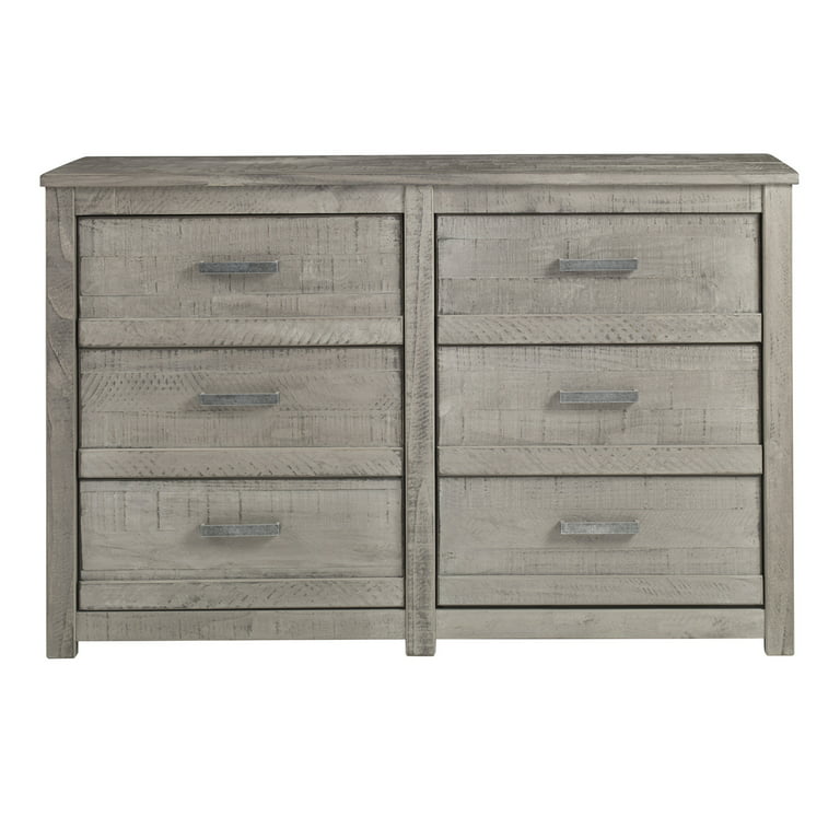 Carmel - Finish Camaflexi Antique Six Dresser Drawer Grey