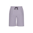 thumbnail image 4 of Amzcrzy Mens Shorts with Pockets Comfy Knee Length Straight Leg Workout Shorts Casual Solid Color Quick Dry Athletic Shorts for Men Drawstring Waist Running Shorts Purple XL, 4 of 7