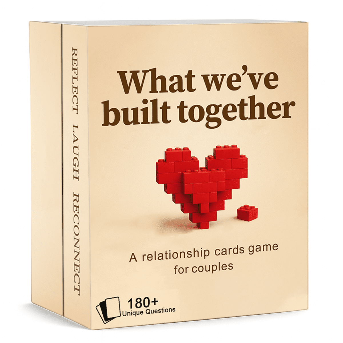 What We've Built Together – Conversation Card Game for Couples | 180 Deep Questions Across 3 Categories | Reflect, Reconnect & Rediscover Your Love Story | Perfect Anniversary Gift, Date Night Game