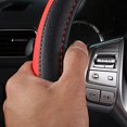 thumbnail image 5 of Funda de cuero para volante de coche antideslizante negro y rojo JAMW Sencillez, 5 of 5