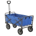 thumbnail image 6 of Mac Sports Collapsible Folding Outdoor Heavy Duty Utility Wagon, 300 lbs Weight capacity, Blue, 6 of 16