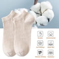 thumbnail image 4 of Men No Show Socks 8 Pairs Invisible Cotton Socks Non Slip Short Socks Comfortable and breathable, 4 of 5
