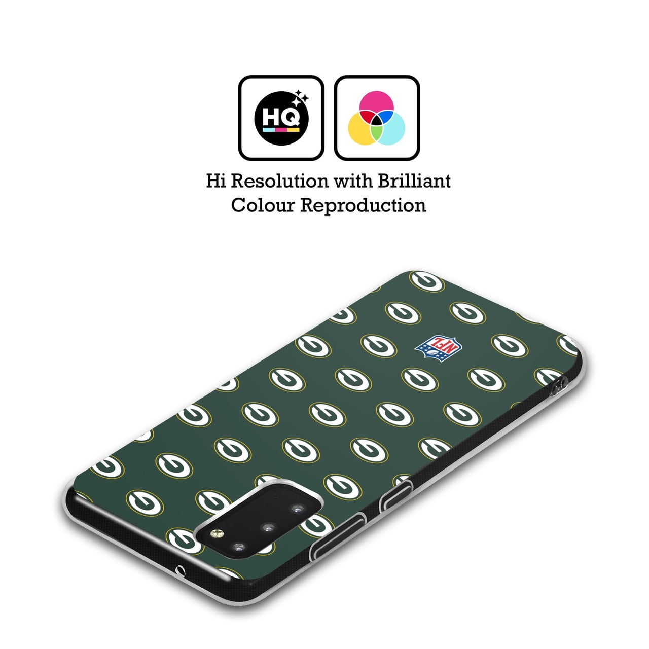 Head Case Designs NFL Green Bay Packers Artwork Patterns Soft Gel Case for Samsung Galaxy S24 5G