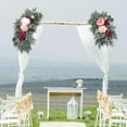 thumbnail image 6 of Wedding Arch Flowers Silk Flowers for Wedding Arch Decorative Centerpiece Home Decor Indoor Artificial Flower Swag for Ceremony Table Arbor Mixed, 6 of 9
