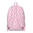 thumbnail image 3 of Pink Cute French Bulldogs Backpack for School,Cute School Bag,Schoolbag with Adjustable Shoulder Straps & Padded Back,15.7"x11.8"x5.5", 3 of 5