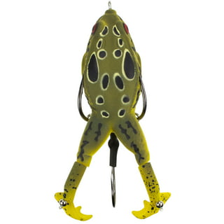 UFISH Bass Fishing Frogs, Soft Frog Lure, Topwater Frog Lure 