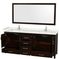 thumbnail image 2 of Wyndham Collection WCS141480DESWCUNSM70 Sheffield 80" Free Standing Double Basin Vanity, 2 of 7