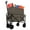 Green, variant on Folding Wagon Cart Beach Wagon Heavy Duty Utility Cart Utility Wagon Grocery Cart for for Camping