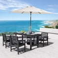 thumbnail image 5 of JUSTLET 5 PC Outdoor Patio Furniture Set, Patio Dining Sets, 4 Chairs and 1 Table, Black, 5 of 10