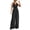 Black, variant on Qiopertar Women's V-Neck Sleeveless Jumpsuit Casual Loose Fit Romper with Pockets Travel Beach Vacation Sun Protection Comfy Solid Color Jumpsuit, Beige S