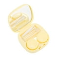 thumbnail image 2 of Unique Bargains 1 Set Contact Lens Case Cartoon Cat Lens Storage Case Yellow, 2 of 5