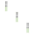 thumbnail image 3 of Langgg Lot de 2 Brosses à Tambour Auxiliaires Musicales pour Débutants Bâton Cajon Fournitures d'Instruments Résistantes à l'Usure Bâtons Verts 3Ensemble, 3 of 6