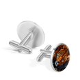 thumbnail image 3 of Leopard Men's Stainless Steel Cufflinks for Dress Shirts - Versatile Style for Any Occasion, 3 of 6