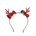 thumbnail image 1 of Sunloudy Navidad Lentejuelas Astas Diadema Dibujos animados Reno Campana Arco Aros para el cabello para Año Nuevo Halloween Sunloudy  Christmas Sequin Antlers Headband, 1 of 9