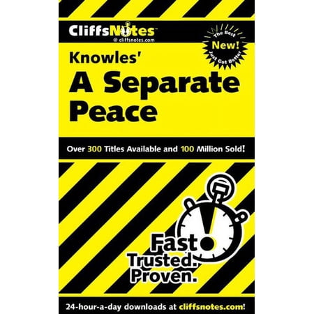 CliffsNotes on Knowles' A Separate Peace (Paperback)