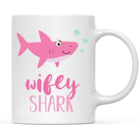 

Baby Shark Family 11oz. Coffee Mug Gift Wifey Shark 1-Pack Shark Do Do Do Gift Idea Birthday Christmas Gifts for Wifey