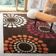 thumbnail image 2 of SAFAVIEH Soho Louise Geometric Area Rug, Brown/Multi, 7'6" x 9'6", 2 of 8
