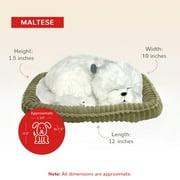 Perfect Petzzz Original Petzzz Maltese, Realistic, Life-Like Stuffed Interactive Plush Toy, Electronic Pets, Companion Pet Dog with 100% Handcrafted Synthetic Fur