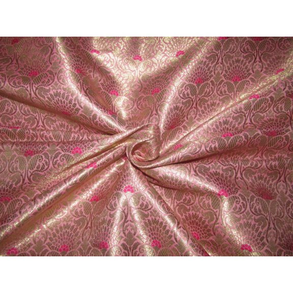 Silk Brocade fabric 44" wide available in three different colors