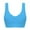 Blue, variant on Ozmmyan Plus Size Bras for Women Padded Seamless Womens Bras, Compression Bra, Wirefree Bra, Stretchable Straps Bra Women's Built Up Tank Style Sports Bra Full-Coverage Wirefree Bra