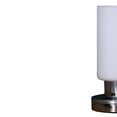 thumbnail image 3 of Cylindrical Glass Shade Table Lamp with Touch Switch, White, 3 of 5