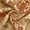 Beige / Rust (1 Yard), variant on Spade Damask Chenille Upholstery Brocade Jacquard 58/59" Fabric By The Yard - Beige / Royal Blue