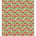 thumbnail image 3 of Ambesonne Floral Duvet Cover Set, Strawberries Summertime, Queen, Vermilion Green Pink, 3 of 3