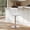 White, variant on Yaheetech PU Leather Height Adjustable Bar Stool with Backrest and No Arms, Black