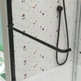 thumbnail image 4 of MAYEERTY 50-54"W x 70"H Double Sliding Shower Bypass Door, Tempered Glass & Stainless Steel Handle, Matte Black, 4 of 18