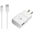 thumbnail image 1 of Cargador Rápido Adaptable OEM Compatible con Samsung, LG, Google, Apple y iPads de 15 W con Cable de Carga y Datos USB Tipo C Certificado (Cable Blanco de 1 M)., 1 of 5