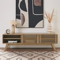 thumbnail image 4 of Mopio Ensley 59" Low Mid-Century Modern TV Stand Console for TV Under 70", Oak, 4 of 9