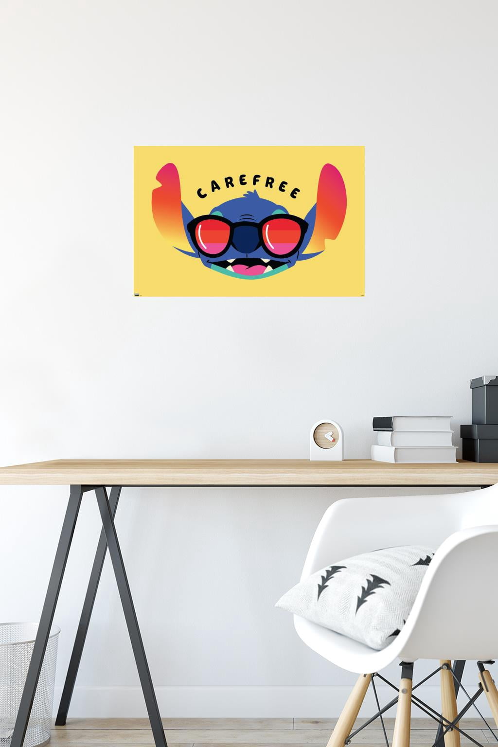 Disney Lilo and Stitch - Carefree Wall Poster, 14.725" x 22.375"