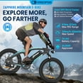 thumbnail image 2 of Gyrocopters Zapphire Mountain E-Bike | UL 2849 | 42V 10Ah Lithium-Ion Battery | Up to 91 km Range | 3 Riding Modes | SHIMANO 7-Speed Gear | GPS Tracker | 20×3" Fat Tires, 2 of 9