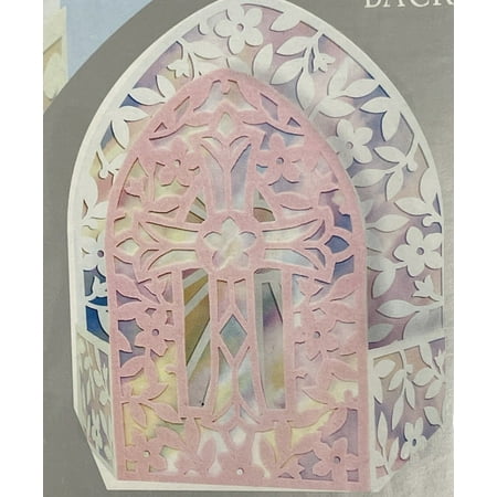 Deluxe Felt Table Centerpiece Baptism/Christening/Communion 12” Table Decoration