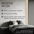 thumbnail image 4 of SureCrete MicroTek One Coat | White | 40 lb Bag | Microcement Overlay for Interior & Exterior Walls, Bathrooms, Fireplace Surrounds & Floors | Use with Pigment Packs for Custom Colors, 4 of 5