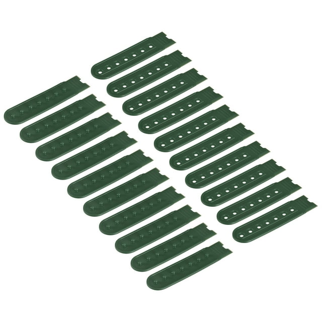 Unique Bargains 12 Pairs Snapback Strap Cover, 7 Holes Plastic Adjustable Hat Snap Buckle Replacement (Dark Green)