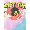 thumbnail image 5 of Looney Tunes Juniors' Tie-Dye Graphic T-Shirt, 5 of 6