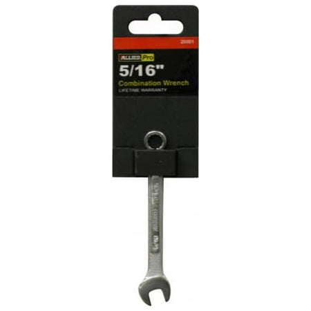 

Allied 20001 5/16 Drop-Forged Carbon Steel Raised Panel Combination Wrench