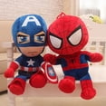 thumbnail image 4 of Disney-juguetes de peluche de Los Vengadores de Marvel, superhéroe, Spiderman, Capitán América, Iron Man, Thor, Loki, regalo para niños, 4 of 5
