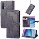 thumbnail image 1 of Oneplus Nord Ce 5g Case Leather Wallet Cover Emboss Mandala Magnetic Flip Protection Shockproof - Violet, 1 of 5