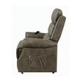 thumbnail image 3 of Upholstered Power Lift Recliner Brown, 3 of 3