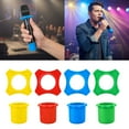 thumbnail image 2 of Durability Microphone Sponge Cover NonSlip Rings Protective Layer Rubber Sleeve for Stage Conference Event Travel Use, 2 of 10