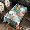 thumbnail image 6 of Pioneer Flower Floral Print Pattern Rectangle Tablecloth 60"x120",Waterproof Polyester Rectangle Table Cloth, Wipeable Spillproof Polyester Tablecloth for Dining, Camping, Indoor and Outdoor, 6 of 6
