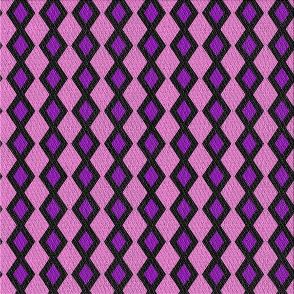 Ahgly Company Indoor Square Patterned Plum Purple Novelty Area Rugs, 4' Square
