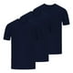 thumbnail image 1 of Camisetas para Hombre, 3 Piezas Casual Sólido Cuello en V Manga Corta Suéter Blusa Conjunto Hecho de Poliéster para Primavera Verano, Camisetas de Manga Corta para Hombre, 1 of 2