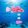 thumbnail image 5 of Magic Water-Activated Glowing Swimming Fish, Neon Deep-Sea Disco, Interactive Colorful Robot Alive Fish, Swimming Robotic Luminous Function, Waterproof Aquarium Bath Time Fun(Orange), 5 of 8