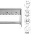 thumbnail image 3 of Coffee Sofa Side End Table, round, Light Gray, Wood, Living Room Lounge Cafe Lobby Hospitality Restaurant, Modern Contemporary, HB37713, 3 of 8