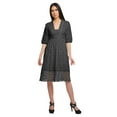 thumbnail image 1 of Moomaya Robe Imprimée Longueur Genou pour Femmes Grande Taille Vêtements Décontractés Tenue d'Été, 1 of 4